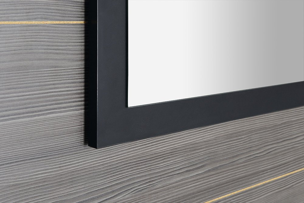 Sapho TREOS zrcadlo v rámu 1100x500mm, černá mat TS100-3535