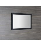 Photo: TREOS Spiegel mit dem Rahmen 1100x500mm, Schwarz matt