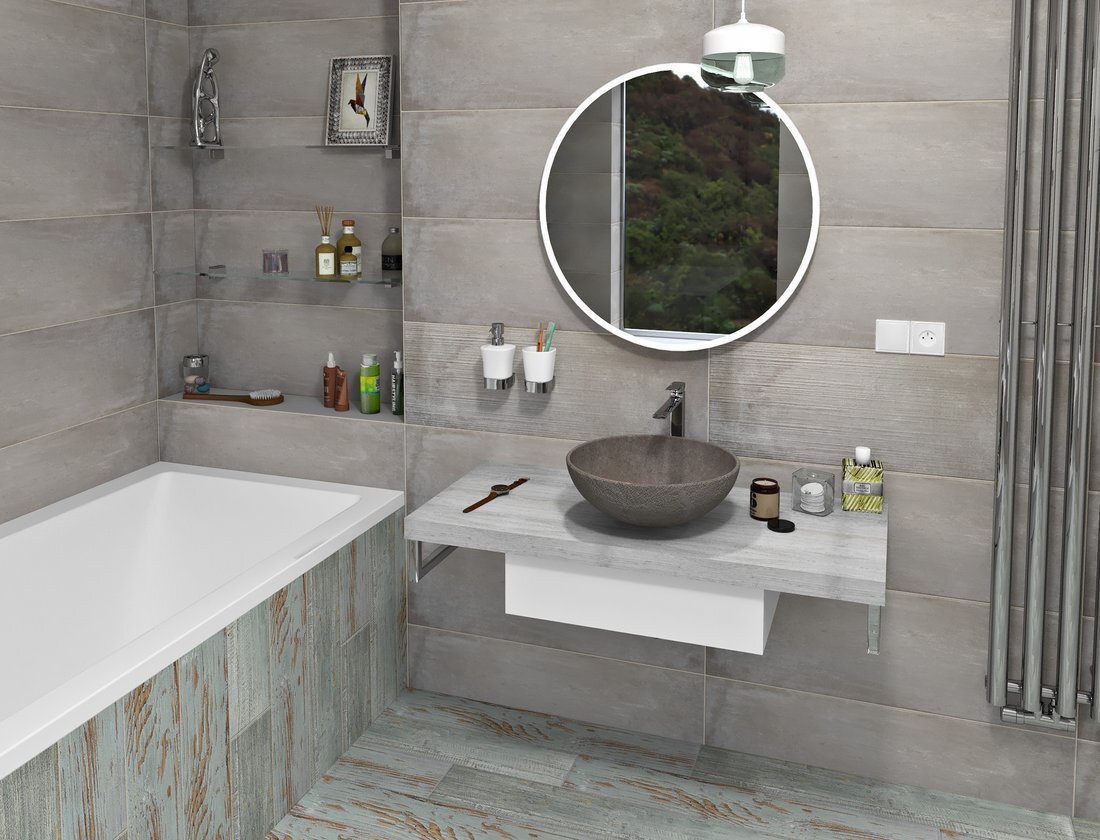 Sapho AVICE deska 110x50cm, aquamarine AV116