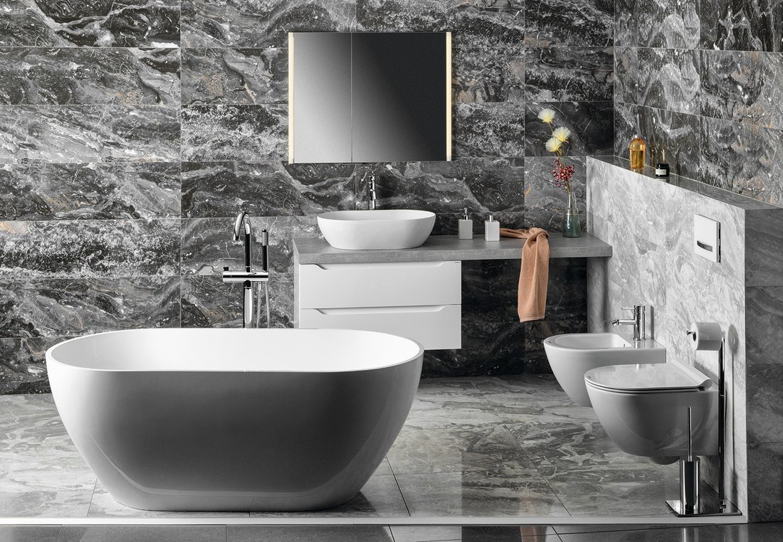 Sapho AVICE deska 150x50cm, cement AV157