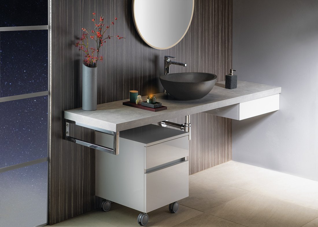 Sapho AVICE deska 240x50cm, cement AV247