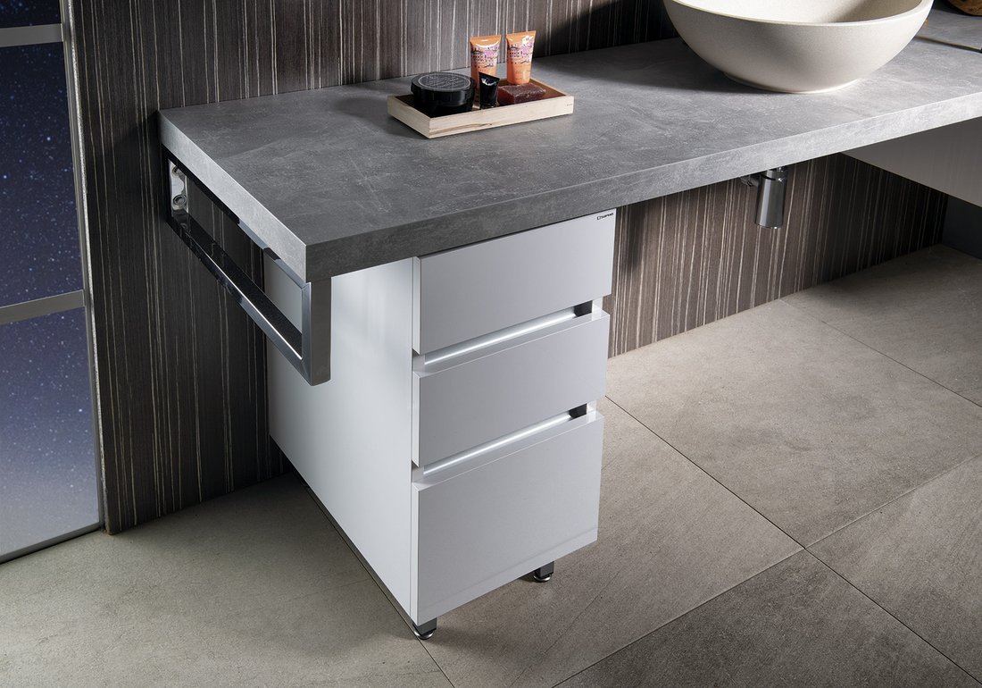 Sapho AVICE deska 240x50cm, cement AV247