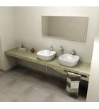 Photo: TAILOR+ Rockstone Countertop 220x50 cm, version F, towel holder on the right