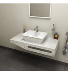 Photo: TAILOR+ Rockstone Countertop 100x50 cm, version C, towel holder on the right
