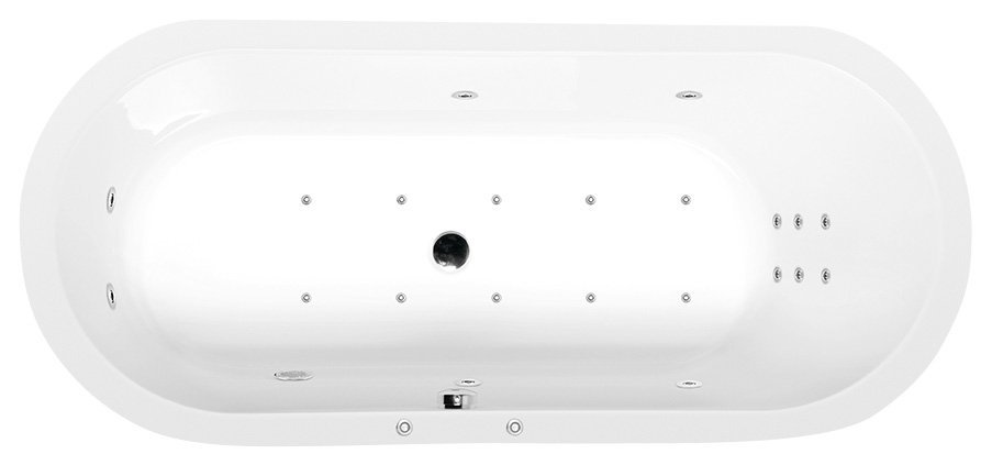ASTRA O HYDRO-AIR hydromasážna vaňa, 165x75x48cm, biela
