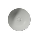 Photo: PURA Counter Top Ceramic Washbasin Ø 42 cm, cenere matt