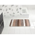 Photo: CARL dywanik łazienkowy 55x50cm z antypoślizgiem,mikrofibra poliestrowa, brązowy