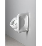 Photo: OLYMPOS ceramiczna ścianka oddzielająca, pisuarowa 61,5x10,8x40 cm, biała