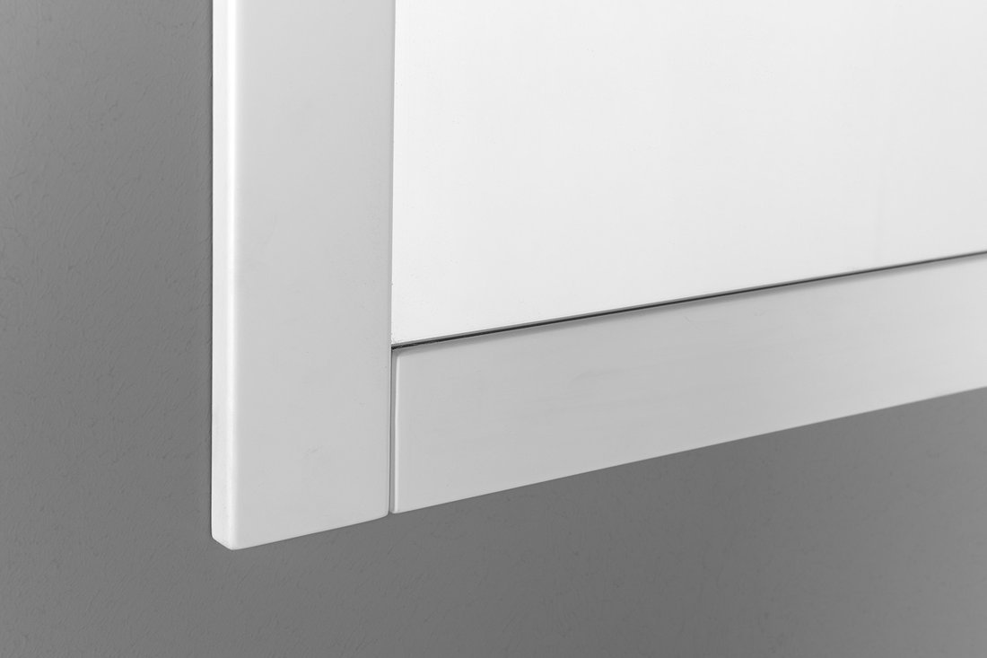 Aqualine FAVOLO zrcadlo v rámu 60x80cm, bílá mat FV060