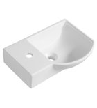 Photo: LITOS umywalka ceramiczna lewa, 45x32 cm, biała