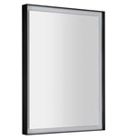 Photo: SORT mirror with LED lighting 60x80cm, black matt