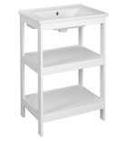 Photo: ETIDE shelf basin cabinet 51,5x85x44 cm, matt white
