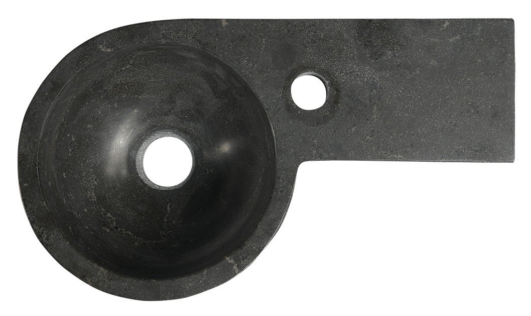 Sapho BLOK kamenné umývátko 40x23cm, antracit 2401-32