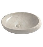 Photo: DALMA counter top ceramic washbasin 68x44 cm, marfil