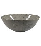 Photo: DALMA counter top ceramic washbasin Ø 42 cm, grigio