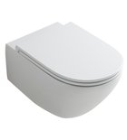 Photo: AQUATECH deska WC, SLIM, Soft Close, biała/chrom