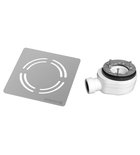 Photo: FLEXIA shower Tray Waste O 90mm, DN40, stainless steel
