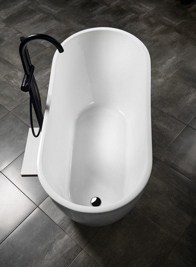Aqualine TISA volně stojící vana, 150x75cm, bílá E1575