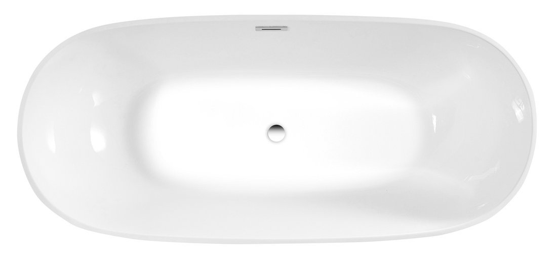 Aqualine DOURO volně stojící vana, 180x80cm, bílá E1880