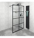 Photo: CURE BLACK Shower Enclosure 1400 mm, clear glass