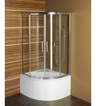 Photo: SELMA Quadrant Sliding Door Shower Enclosure 900x900x1650mm, clear glass
