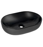 Photo: CALEO counter top ceramic washbasin 60x42 cm, black matt