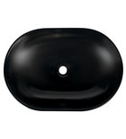 Photo: CALEO counter top ceramic washbasin 60x42 cm, black matt