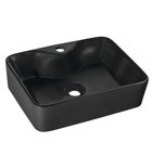 Photo: BALENA counter top ceramic washbasin 48x37 cm, black matt