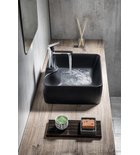 Photo: BALENA counter top ceramic washbasin 48x37 cm, black matt