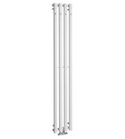Photo: PILON towel radiator 270x1800 mm, 4 hooks, white matt