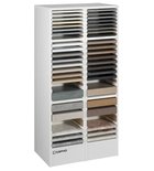 Photo: FOLDER cabinet for bathroom furniture decors, 56x120x35 cm, white