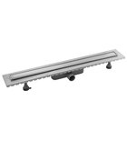 Photo: ESSEFLOW Stainless Steel Drain Channel with Grate 880x136x80 mm