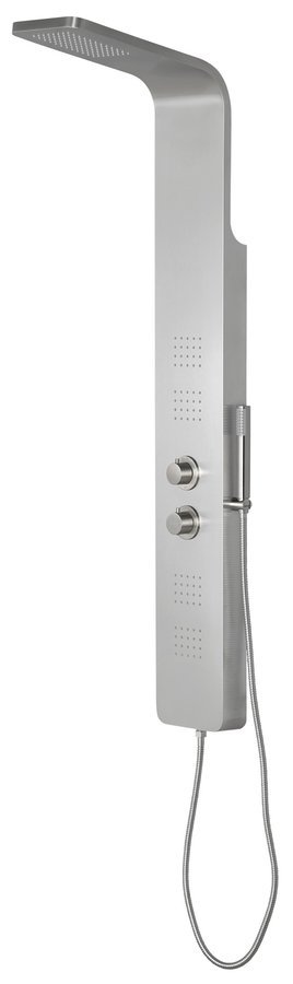 PRESTIGE termostatický sprchový panel 200x1400 mm, nerez mat WN337