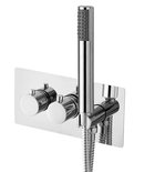 Photo: RHAPSODY concealed thermostatic shower mixer including hand shower, 3 outlets, chrome