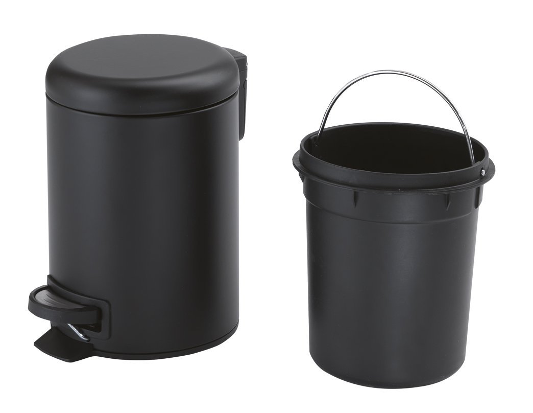 Gedy POTTY odpadkový koš 5l, Soft Close, černá mat 330914