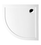 Photo: SERA LIGHT Quadrant Cast Marble Shower Tray 90x90x3cm, R550, White