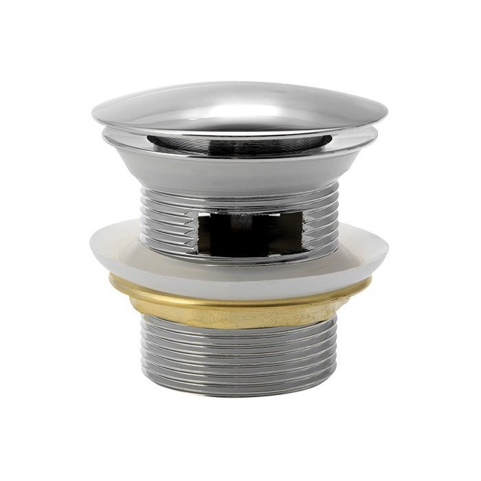 Aqualine Vanová výpust 6/4", click-clack, pro vany s integrovaným přepadem, chrom TF5005