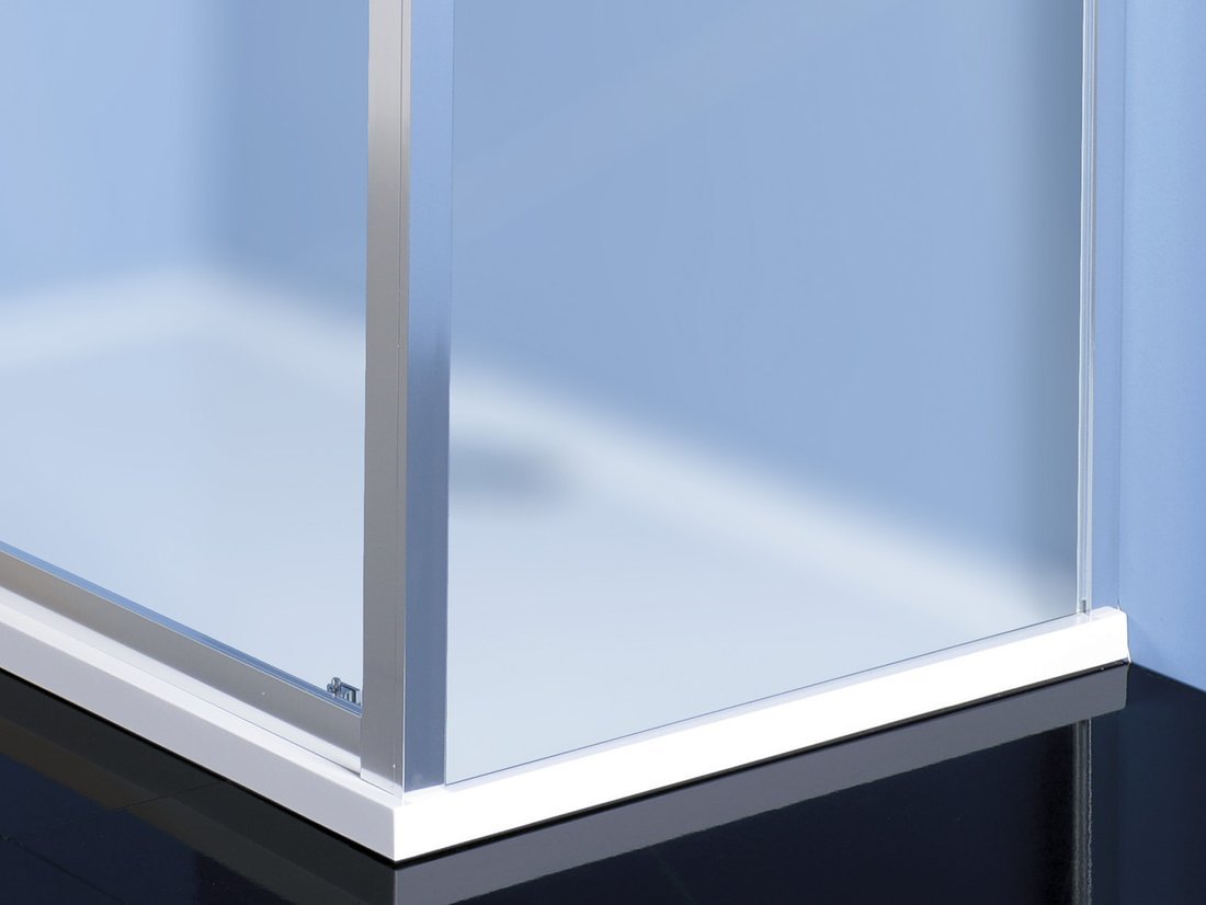 Polysan EASY boční stěna 700mm, sklo Brick EL3138