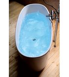 Photo: TESS Cast Marble Freestanding Bath 157x70x67cm, White
