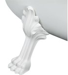 Photo: CHARLESTON voľne stojaca vaňa 188x83x69cm, nohy biele, biela
