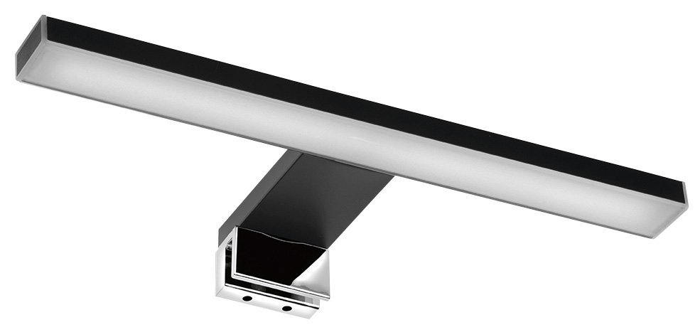 ESTHER 2 LED nástenné svietidlo, 6 W, 280x14x107 mm, čierna