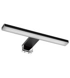 Photo: ESTHER 2 LED wall mounted light, 6 W, 280x14x107 mm, black