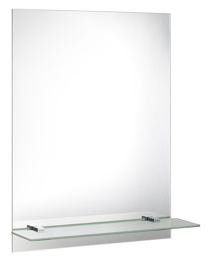 Zrcadlo s otvory pro polici 60x80cm, včetně závěsů 22430