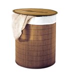 Photo: BEACH kosz na bieliznę, bambus, brązowy