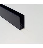 Photo: CURE BLACK stenový profil, čierna matná