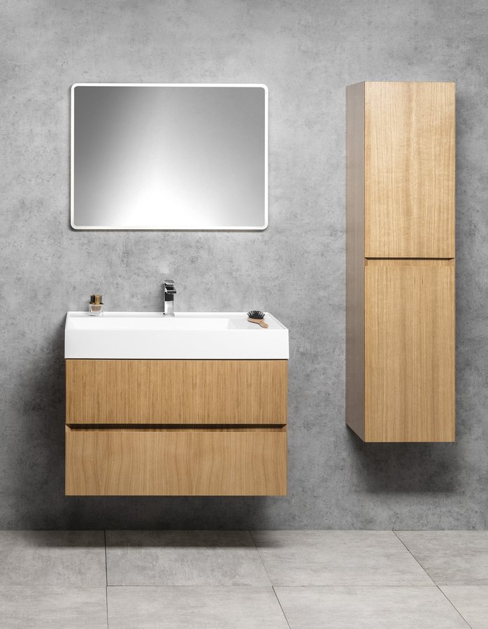 Sapho FILENA vysoká skříňka 35x140x30cm, dub FID3540D