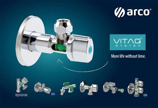 Arco ARCO rohový ventil A-80 1/2"x3/8", anticalc, černá 202511