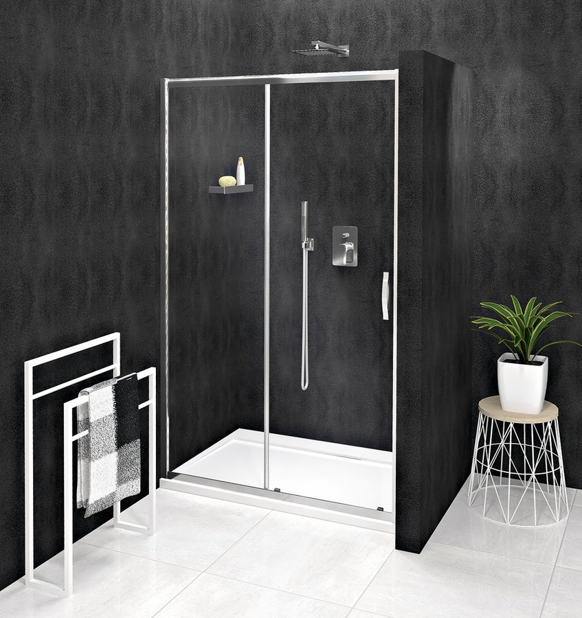 SIGMA SIMPLY sprchové dveře posuvné 1200 mm, čiré sklo GS1112
