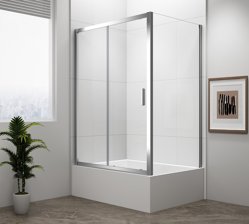 DEEP obdélníkový sprchový kout 1300x750mm L/P varianta, čiré sklo MD1316MD3116