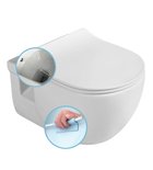 Photo: BRILLA CLEANWASH Wall Hung Combined Bidet Toilet, Rimless, 36,5x53cm, white